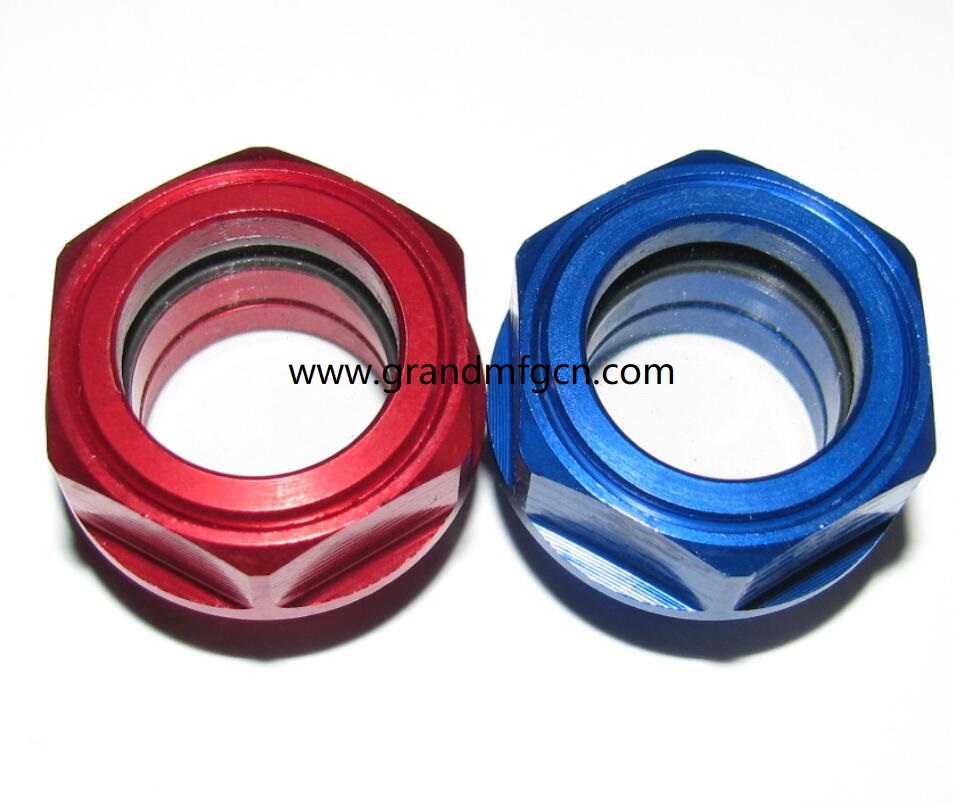 BSP thread aluminum oil level sighting glass oil level gauge indicators