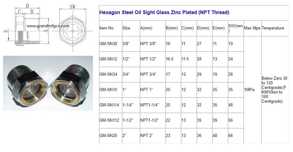 Hexagon Steel Oil Sight Glass Zinc Plated (NPT Thread).jpg Hexagon Steel Oil Sight Glass Zinc Plated (NPT Thread).jpg