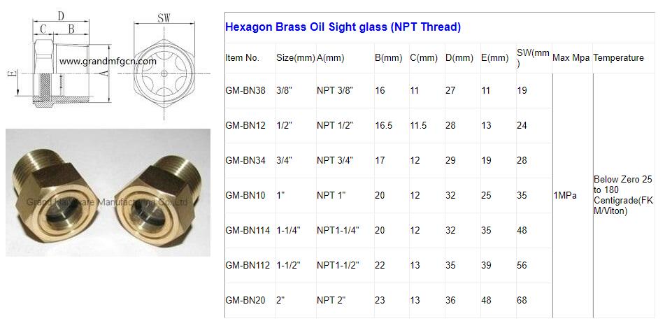 Hexagon Brass Oil Sight glass (NPT Thread).jpg Hexagon Brass Oil Sight glass (NPT Thread).jpg
