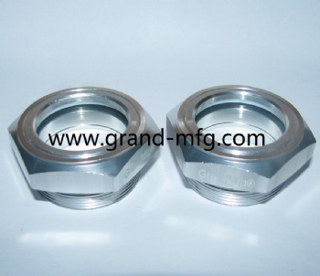 英制螺纹优质铝油窗油位器液位观察镜G1 1/4寸 1 3/4寸