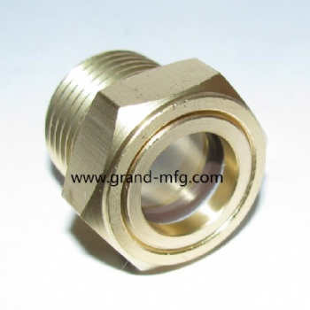 NPT 1寸美制螺纹减速机压缩机油位观察孔视镜油窗油位计