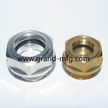 空气压缩机铝油液位视镜油镜油标（公制&英制螺纹）