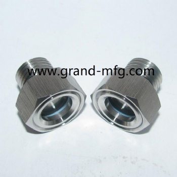 NPT1寸2寸不锈钢液位器油位计油窗视镜