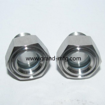 NPT1.5 inch sus316 pipe fitting view port sight glass oil site gauge