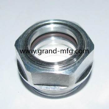 aluminum oil level sight glass oil level gauge indicators BullsEye BRASS SIGHT GLASS bulleye sight glass