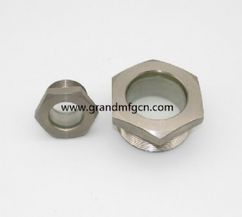 Carbon Steel Fused oil Sight Glass window plugs-UNF Thread