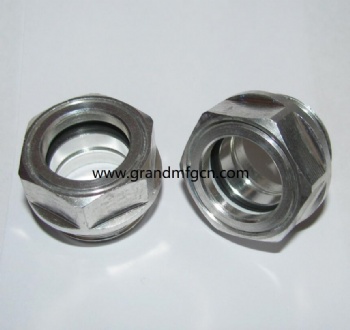 公制螺纹优质铝油窗油位器液位观察镜M22x1.5 M33x1.5