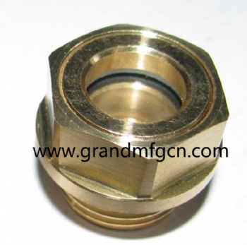 M16X1.5 M20x1.5 brass fluid viewport sight glass oil level sights