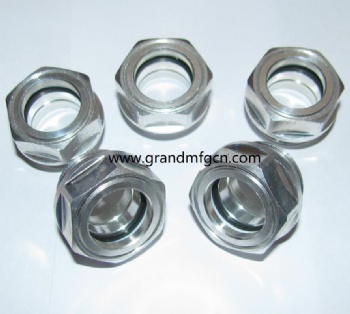 英制螺纹优质铝油窗油位器液位观察镜G1寸 3/4寸