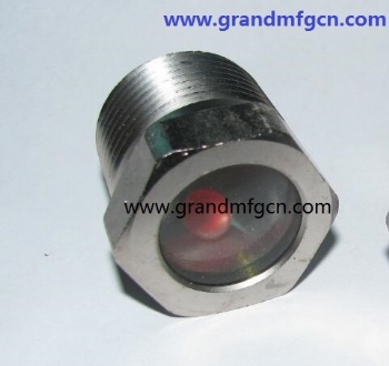 BSP1 1/8寸法兰视镜制冷设备观察镜油窗可定制