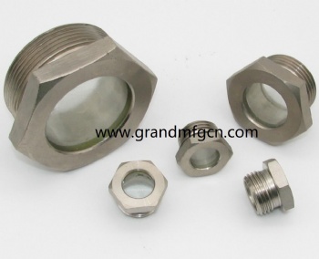 NPT1 1/4寸法兰视镜制冷设备观察镜油窗可定制