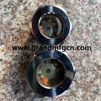 1”BSP steel nickel plated fused sight glass bitzer view port sight glass