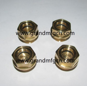M16X1.5 SPEED REDUCER BRASS OIL LEVEL SIGHT GAUGE OIL WINDOWS