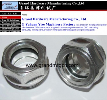 公制螺纹优质铝油窗油位器液位观察镜M16x1.5 M22X1.5