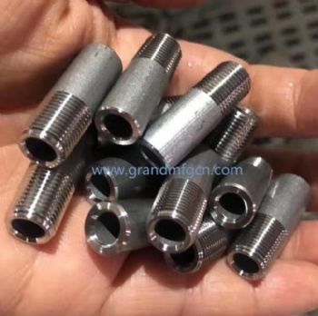 NPT thread CNC precision machined part stainless steel connectors