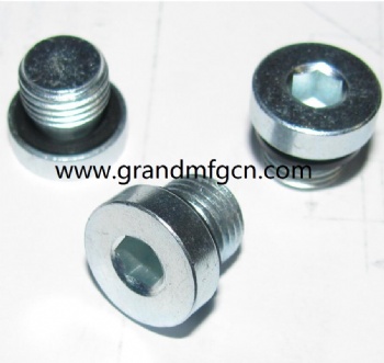 BSP thread CNC precision machined part brass plugs