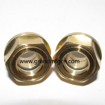 M12X1.5 SPEED REDUCERS BRASS OIL SIGHT GLASS OIL INDICATOR BRASS BUBBLE OIL SIGHT GLASS