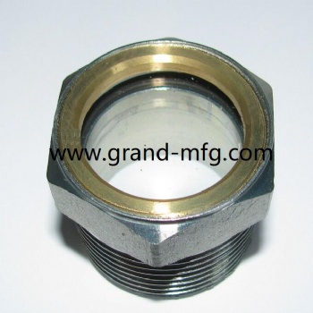 GrandMfg® Carbon Steel NPT Digital Dosing Pump Oil Level Sight Glass Plug Manufacturer