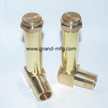 Vacuum Pump Brass oil level gauge oil level indicators NPT thread 3/8
