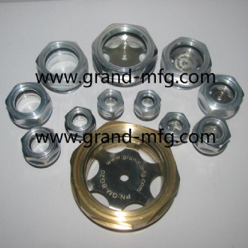 Mechinical Diaphragm metering pump aluminum oil sight glass plug