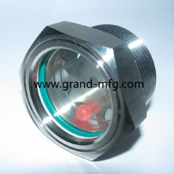 Hexagon Stainless Steel Oil level Sight Glass window Plug NPT Thread
