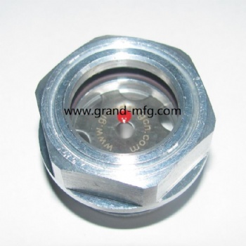 公制螺纹优质铝油窗油位器液位观察镜G1寸 G1 1/4寸