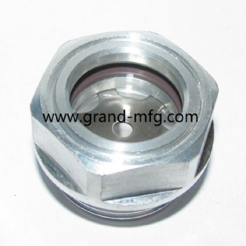 公制螺纹优质铝油窗 油位镜  液位观察镜G3/4英寸