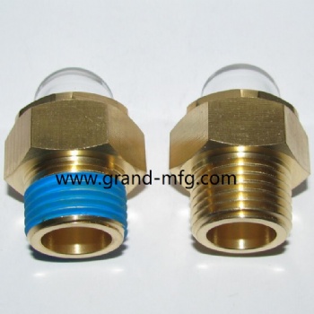 Heavy duty G thread 1/2 brass oil level sight gauge oil indicators