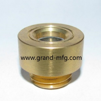 G thread 3/8 inch brass oil level sight gauge oil indicators