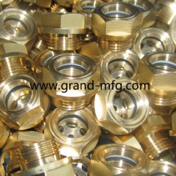 G thread 1/2 inch brass oil level sight gauge oil indicators