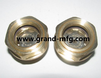 M20X1.5 brass fluid viewport sight glass oil level sights