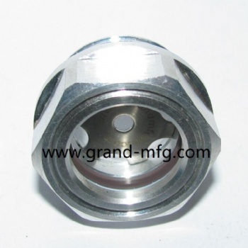 BSP3/4寸铝液油观察镜油窗减速机油位器油镜堵头M27X1.5