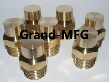 Hexagon Brass Breather Vent Plug with filler
