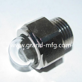 NPT thread 1/2 brass oil level sight glass gauge oil indicators