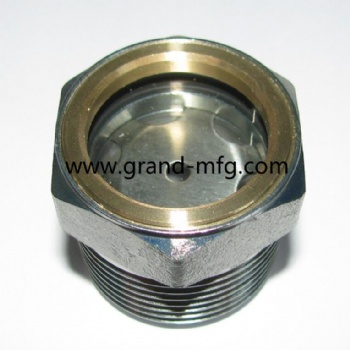 Hydraulic oil tank NPT Steel zinc plated oil level sight glass gauge