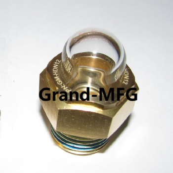 Hydraulic Fluid Tank Brass Sight Glass Gauge plug NPT thread