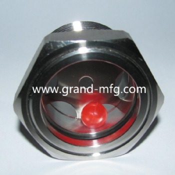 冷却系统不锈钢液位观察窗液位视镜NPT1-1/4和NPT2英寸