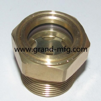 NPT thread 3/8 brass oil level sight gauge oil indicators