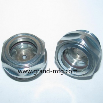 NPT 1/2 zinc plated trucks coolant sight glass custom available