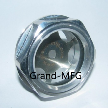 Metric thread aluminum oil level sight glass oil level gauge indicatorsM27x1.5 M36x1.5