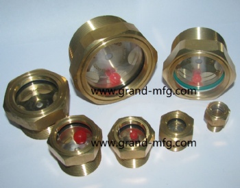 G thread 1/2 inch brass oil level sight gauge oil indicators