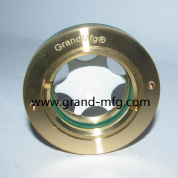 BSP thread 3/4 brass oil level sight glass gauge oil indicators