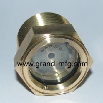 NPT 3/8 GEARBOXES BRASS OIL SIGHT GLASS GAUGE